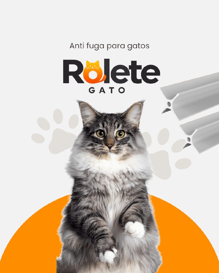 Rolete Anti Fuga para Gatos