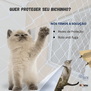 Rede de proteção para janela